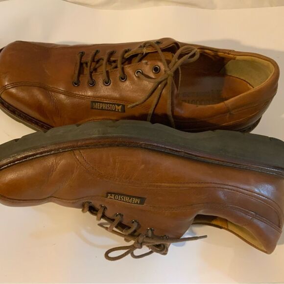 Mens Mephisto Abel Air Relax Goodyear Welt Derby Leather Walking Shoes Size 10